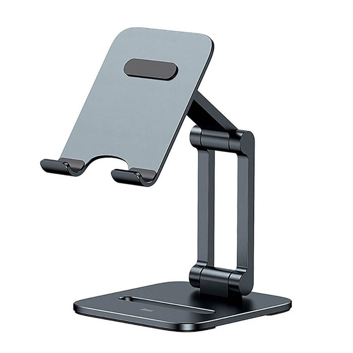 Baseus Foldable Metal Stand (Phone) Grey - حامل معدني قابل للطي من باسيوس للهواتف باللون الرمادي