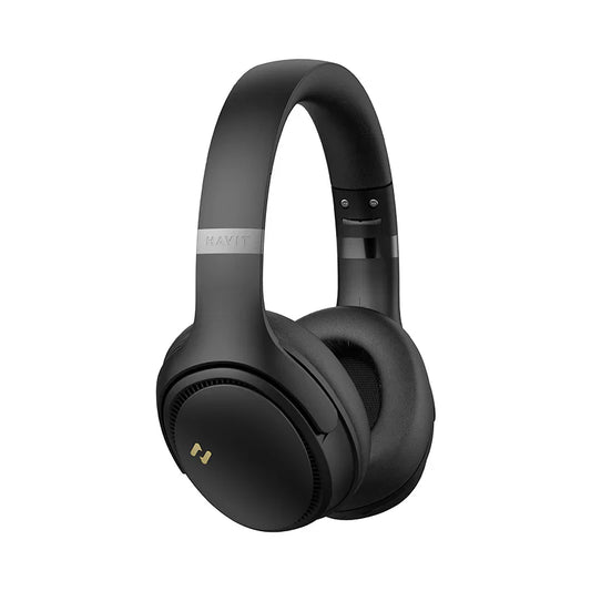 Havit H630BT PRO Wireless Headset Black - سماعات هيدسيت بلوتوث من هافيت اسود
