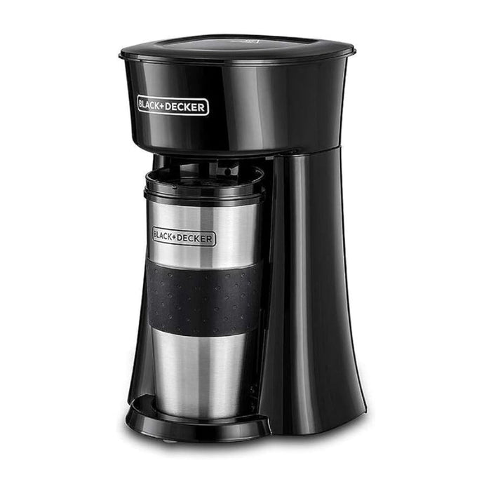 Black&Decker DCT10-B5 Coffee maker with travel mug - ماكنة تحضير القهوة بقدرة 650 واط مع كوب سفر من بلاك اند ديكر