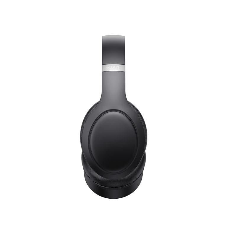 Havit H633BT Wireless Foldable Headphone Black - سماعات بلوتوث هيدسيت من هافيت اسود