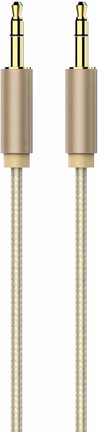 Havit CB66 Audio cable 3.1mm 1m gold - كيبل اوكس من هافيت ذهبي