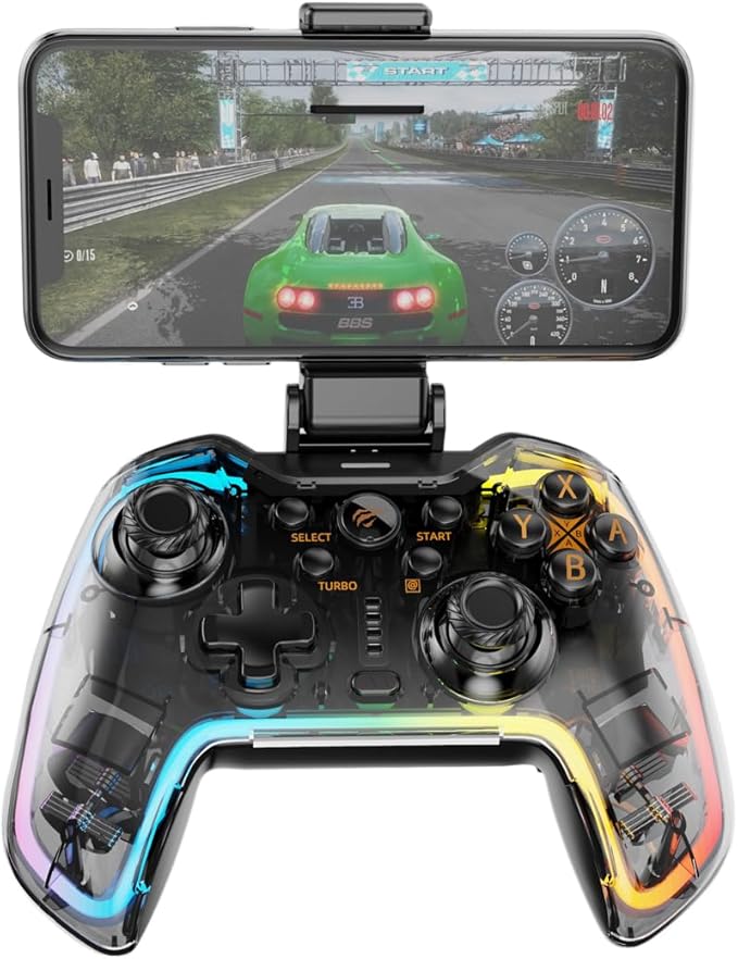 Havit G158BT Pro Mobile Wireless Controller Seethrough White -  وحدة تحكم لاسلكية للموبايل من هافيت ابيض