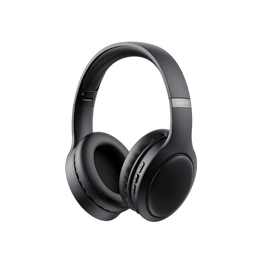 Havit H633BT Wireless Foldable Headphone Black - سماعات بلوتوث هيدسيت من هافيت اسود