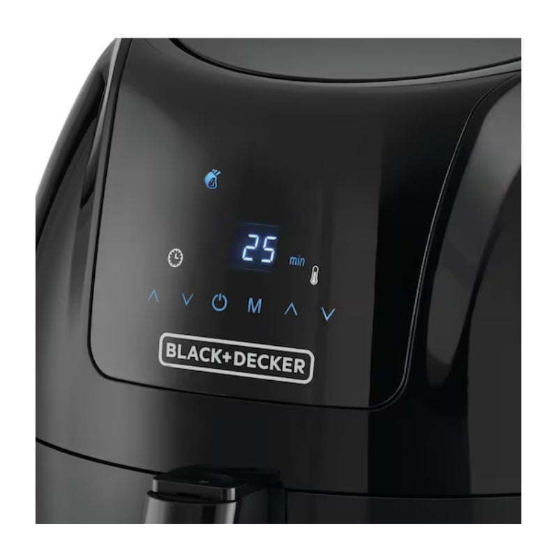 Black&Decker AF625-B5 Air Fryer 5.6L black - قلاية هوائية رقمية بسعة 5.6 لتر وبقدرة 1800 واط من بلاك اند ديكر