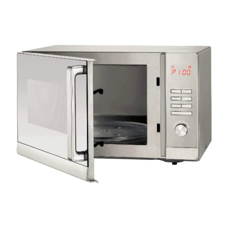 Black&Decker MZ30PGSS-B5 Microwave Oven 30L silver - مايكروويف رقمي بسعة 30 لتر وبقدرة 900 واط من بلاك اند ديكر