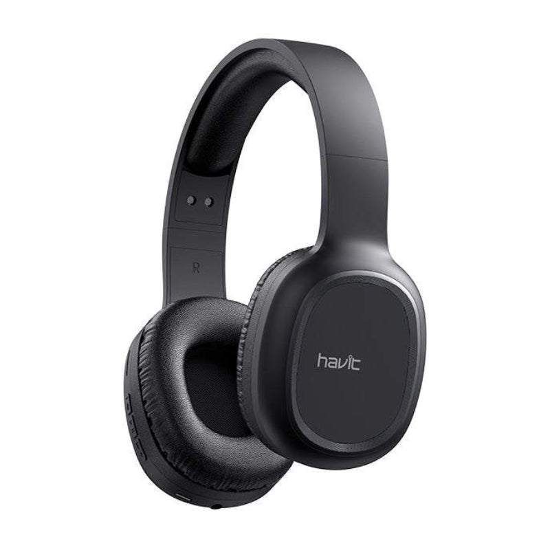 Havit H2590BT PRO Portable Design Hi-Fi Sound Bluetooth Headset Black - سماعات بلوتوث هيدسيت من هافيت اسود