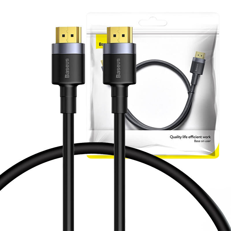 Baseus Cafule HDMI Cable 4K Black -  كيبل اج دي ام اي بدقة ٤ك من باسيوس