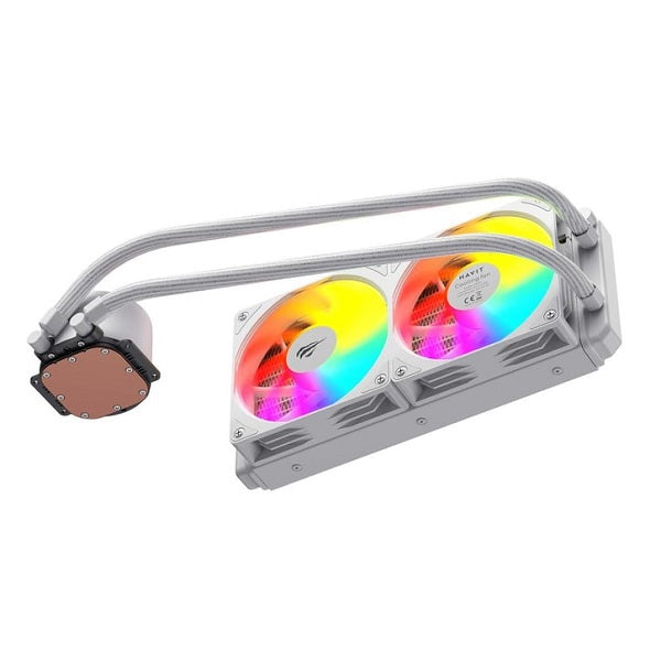 Havit F2001 Computer case fan 12V white - مبرد مائي 240 ملم من هافيت ابيض