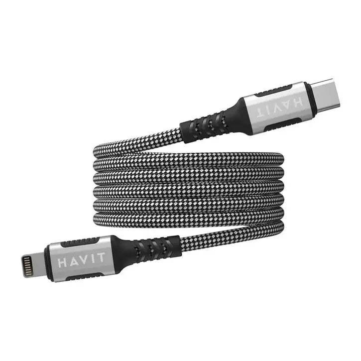 Havit CB6298 USB C to LTG 1m Black - كيبل تايب سي ايفون من هافيت