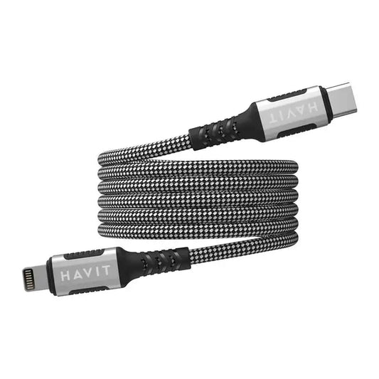 Havit CB6298 USB C to LTG 1m Black - كيبل تايب سي ايفون من هافيت
