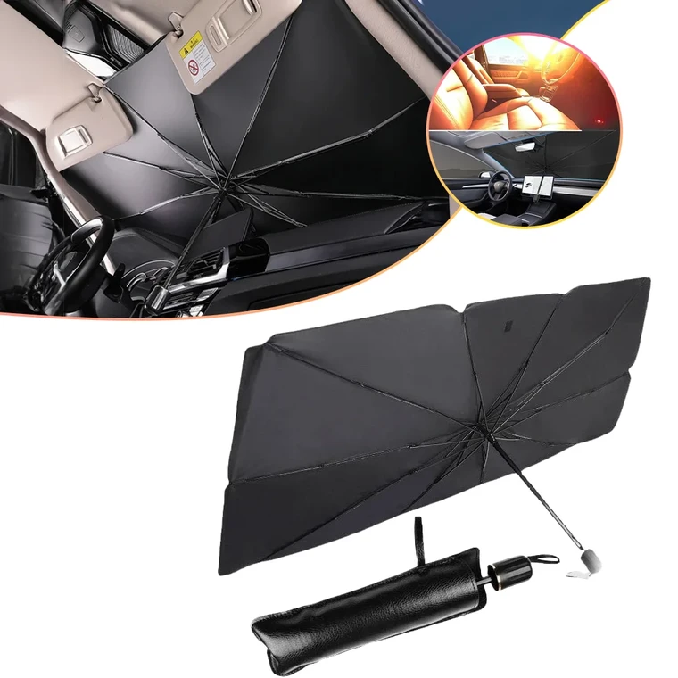 مظلة عازلة للحرارة والأشعة الفوق بنفسجية لزجاج السيارة الأمامي