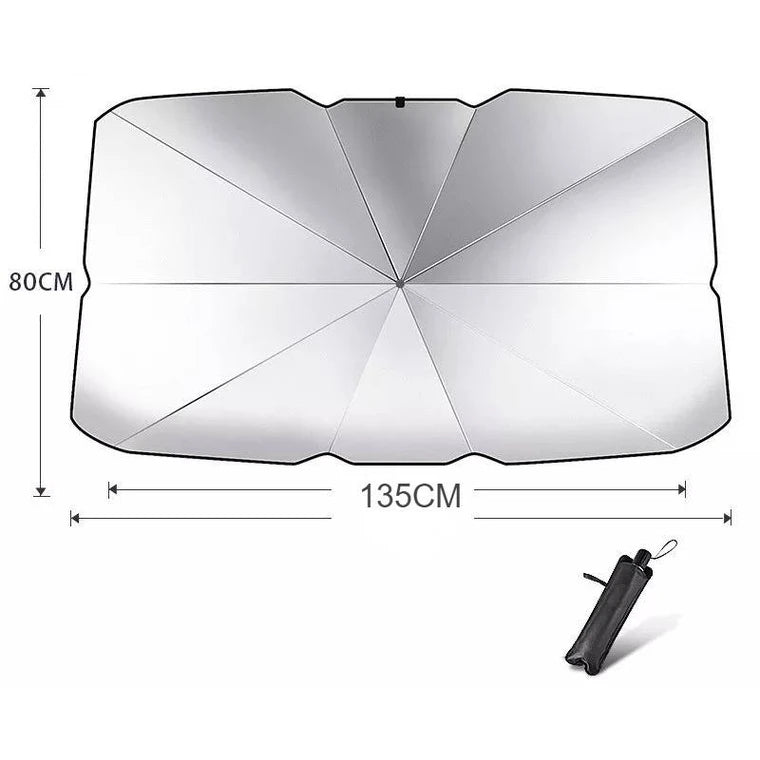 مظلة عازلة للحرارة والأشعة الفوق بنفسجية لزجاج السيارة الأمامي