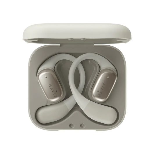 Havit OWS902 Open-ear Wireless Headphones Gray - سماعات بلوتوث من هافيت رمادي