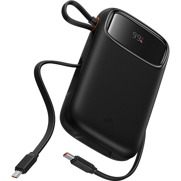 Baseus EnerFill FC31 Power Bank 10000mAh 45W Black  - باوربنك بسعة ١٠ الاف ملي امبير بقدرة ٤٥ واط من باسيوس