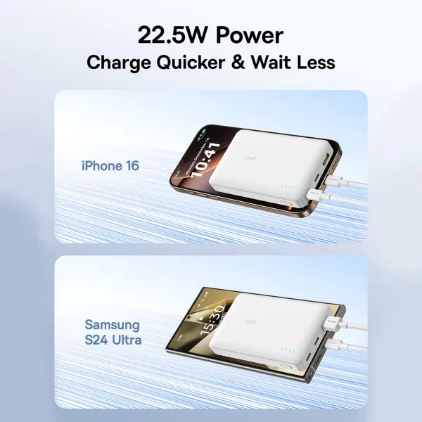 Baseus 10000mAh 22.5W EnerFill FP21 Power Bank -  بوربنك بسعة ١٠ الاف ملي امبير بقدرة ٢٢.٥ واط من باسيوس