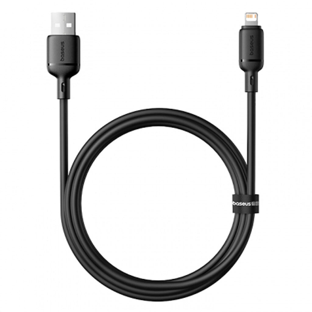 Baseus Cable For Iphone Silky Series Fast Charging Cable USB to Lightning  - كيبل باسيوس للايفون يو اس بي الى ايفون