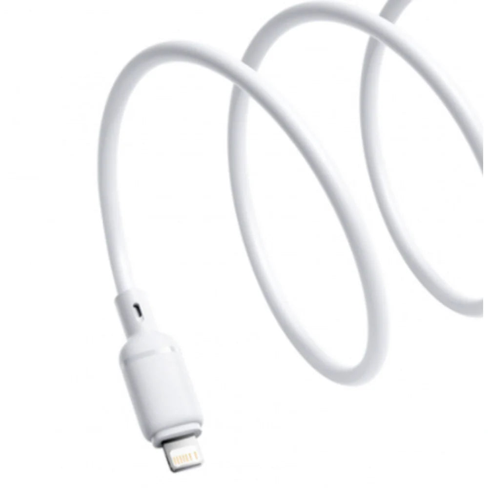 Baseus Cable For Iphone Silky Series Fast Charging Cable USB to Lightning  - كيبل باسيوس للايفون يو اس بي الى ايفون