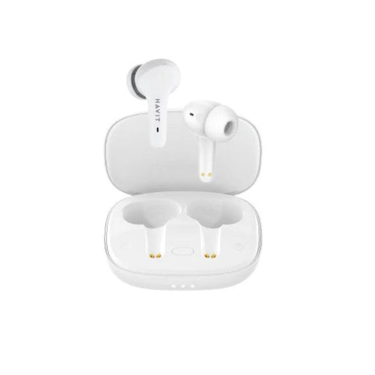 Havit TW959 True Wireless Stereo Earbuds White - سماعات بلوتوث من هافيت ابيض