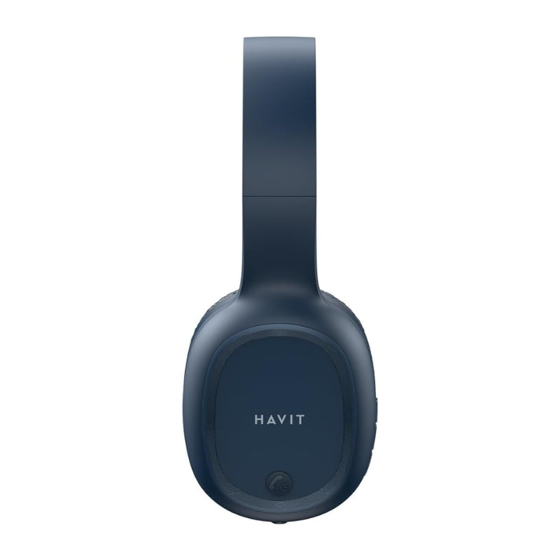 Havit H2590BT PRO Portable Design Hi-Fi Sound Bluetooth Headset Blue - سماعات بلوتوث هيدسيت من هافيت ازرق