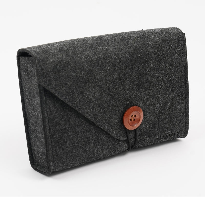 Havit STK011 UK Charger Kit BLACK - طقم شاحن مع مروحة محمولة وشاشة رقمية من هافيت اسود