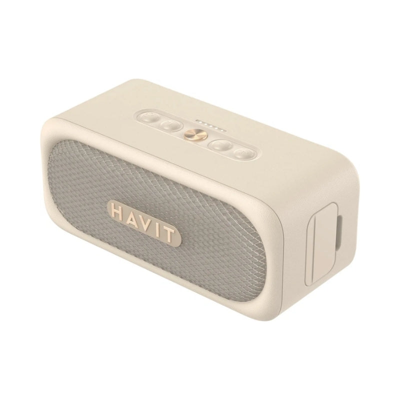 Havit SK905BT Bluetooth Speaker - Beige - سبيكر بيجي من هافيت