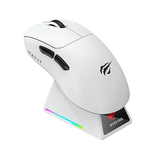 Havit MS955WB Wireless Mouse White - ماوس لاسلكي للالعاب من هافيت ابيض