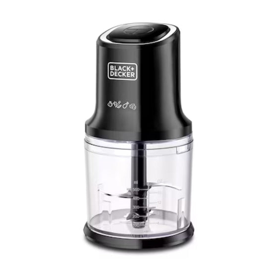 Black&Decker FC500-B5 vertical food chopper 500W black - محضرة طعام عامودية بقوة 500 واط من بلاك اند ديكر