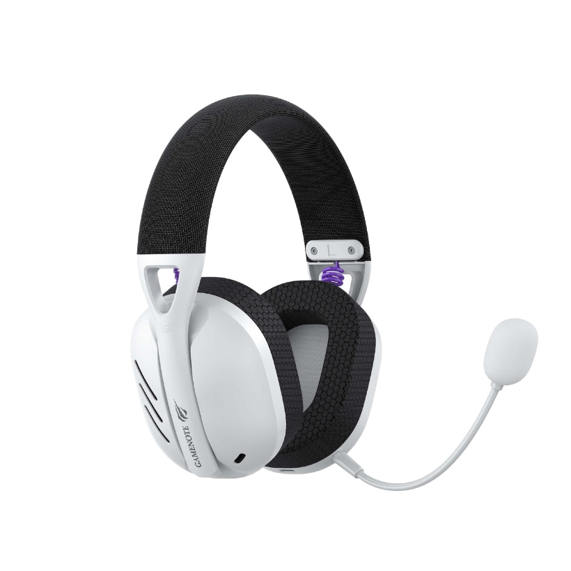 Havit Fuxi-H3 Gaming headphone White+Black - سماعات هيدسيت لاسلكية للالعاب من هافيت
