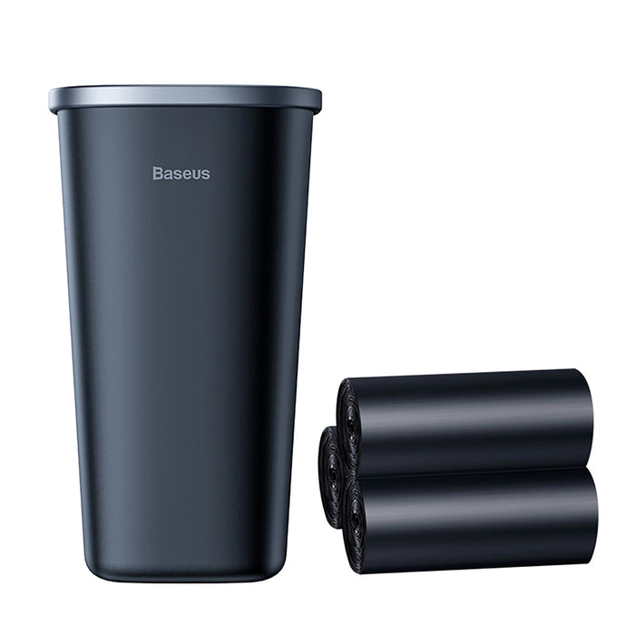 Baseus Dust-free Car Trash Can Black - سلة نفايات باسيوس بدون غبار باللون الاسود