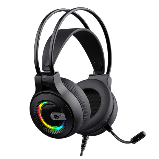 Havit H2040d Wired Gaming headphone black - سماعات هيدسيت سلكية للالعاب من هافيت