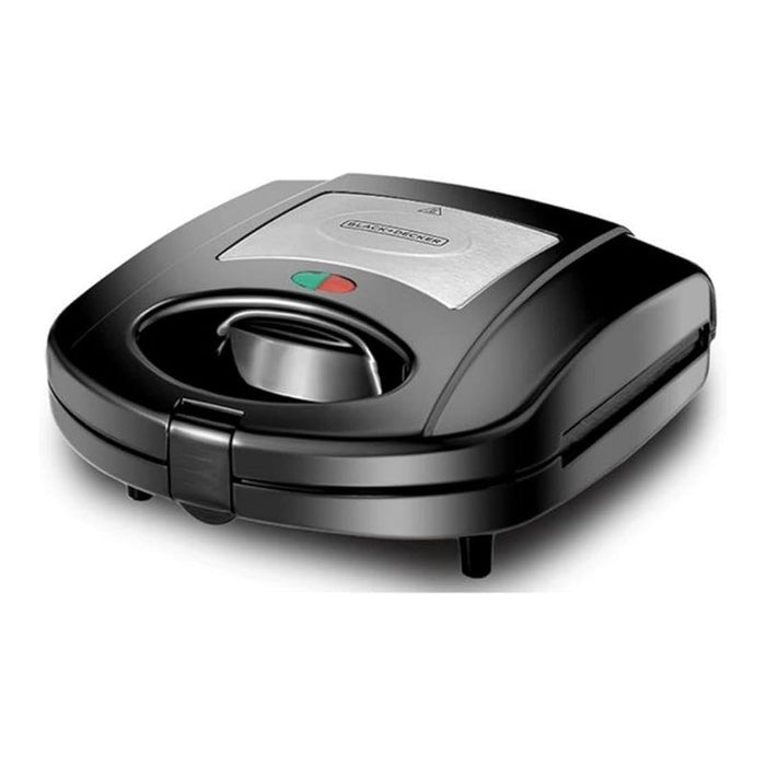 Black&Decker TS2130-B5 2Slice Sandwich Maker 3 in 1 - صانعة ساندويتش 3 في 1 بسعة شريحتين 780 واط من بلاك اند ديكر