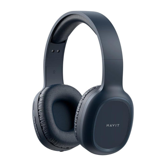 Havit H2590BT PRO Portable Design Hi-Fi Sound Bluetooth Headset Blue - سماعات بلوتوث هيدسيت من هافيت ازرق