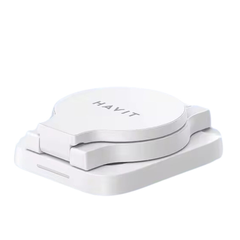 Havit W3038 Wireless Charging Stand White - ستاند شاحن لاسلكي من هافيت ابيض