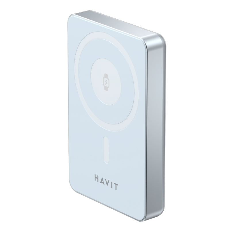 Havit PB5219 Power bank 10000mAh 20W blue - باوربنك 10000 ملي امبير 20 واط من هافيت ازرق