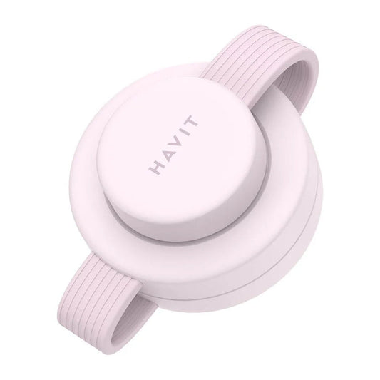 Havit W3105 3in1 Wireless Charger PINK - شاحن لاسلكي من هافيت وردي