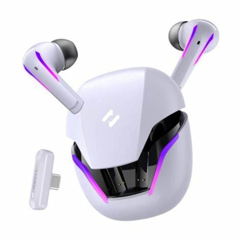 Havit TW970 Ture Wireless Stereo Gaming Earbuds White - سماعات لاسلكية من هافيت ابيض