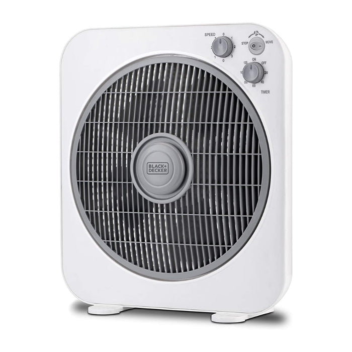 Black&Decker FB1220-B5 12 INCH BOX FAN - مروحة مكتبية 12 بوصة 40 واط من بلاك اند ديكر