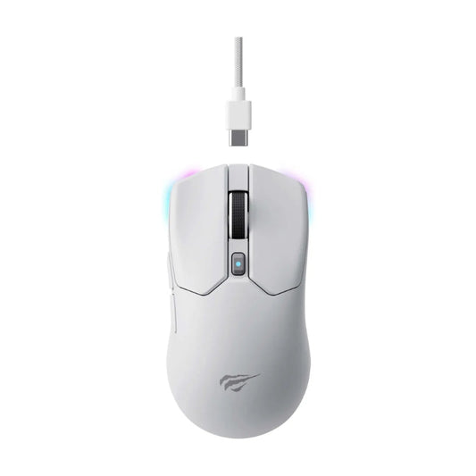 Havit MS974WB Wirelss gaming mouse White - ماوس لاسلكي للالعاب من هافيت ابيض